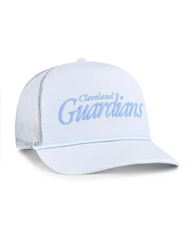 47 Brand Women's Light Blue Cleveland Guardians Foundation Script Hitch Adjustable Trucker Hat