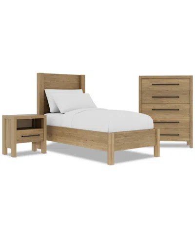 Macy's Davie 3-pc. Full Set (panel Bed, Chest & 3-drawer Nightstand)