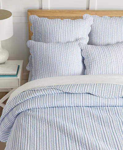 Levtex Martha Stripe Reversible 3-pc. Quilt Set, King/california King
