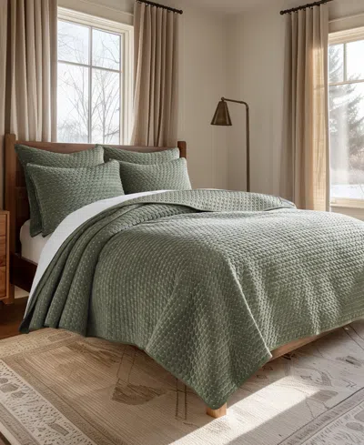 Levtex Velvet Stitch Reversible 2-pc. Quilt Set, Twin/twin Xl