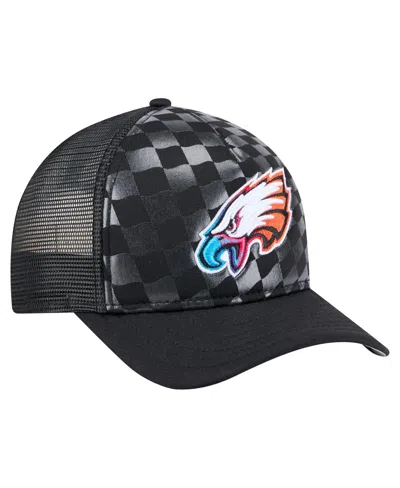 New Era Men's Black Philadelphia Eagles Gradient 9forty Adjustable Hat