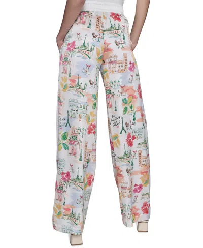 Karl Lagerfeld Petite Multi-print Soft Pants