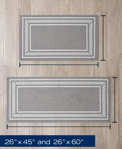 Nautica Rope Border Tufted 2-pc. Runner Rug Set