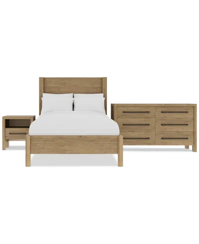 Macy's Davie 3-pc. Full Set (panel Bed, Chest & 3-drawer Nightstand)