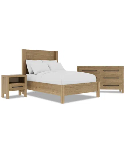 Macy's Davie 3-pc. Full Set (panel Bed, Chest & 3-drawer Nightstand)