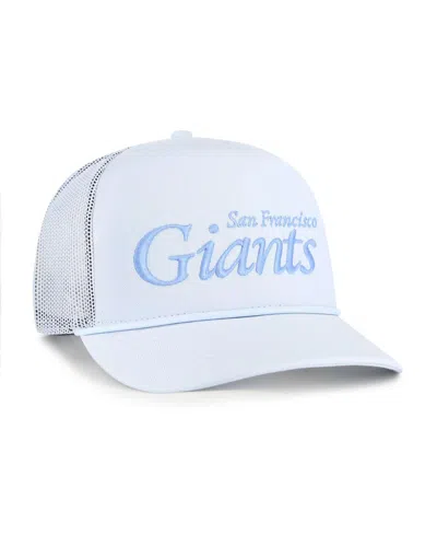 47 Brand Women's Light Blue San Francisco Giants Foundation Script Hitch Adjustable Trucker Hat