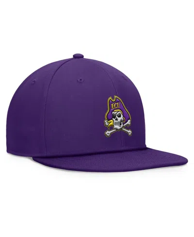 Top Of The World Men's Purple Ecu Pirates Fundamental Snapback Hat