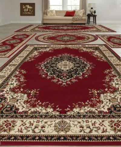 Km Home Vienna Kerman Red 5-pc. Rug Set