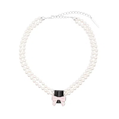 Shushu-tong X Yvmin Bow-pendant Necklace
