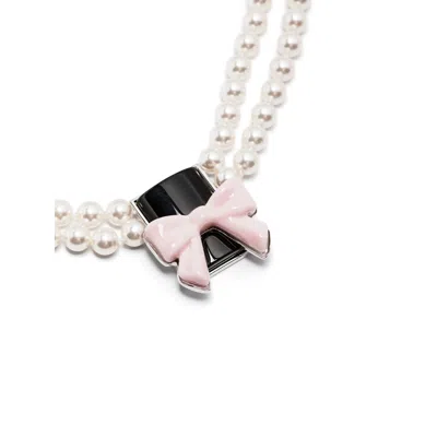 Shushu-tong X Yvmin Bow-pendant Necklace