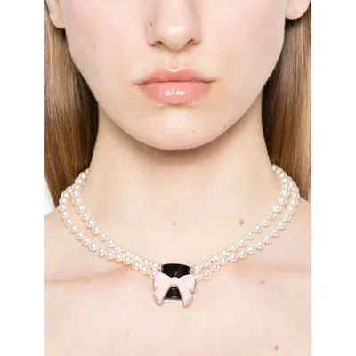 Shushu-tong X Yvmin Bow-pendant Necklace