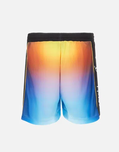 Casablanca Drawstring Elastic Waistband Football Shorts
