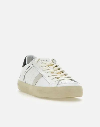 Date Hill Low Sneakers In White Suede And Leather