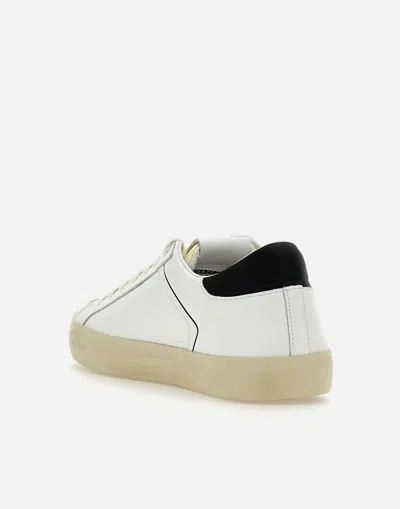 Date Hill Low Sneakers In White Suede And Leather
