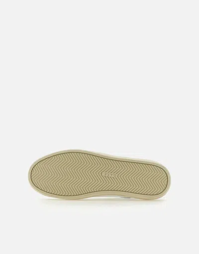 Date Hill Low Sneakers In White Suede And Leather