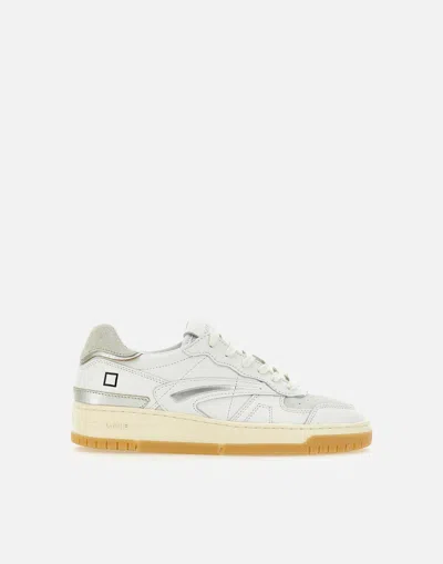 Date Torneo Pure Sneakers In White Leather