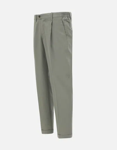 Devore Pleated Tailored Trousers