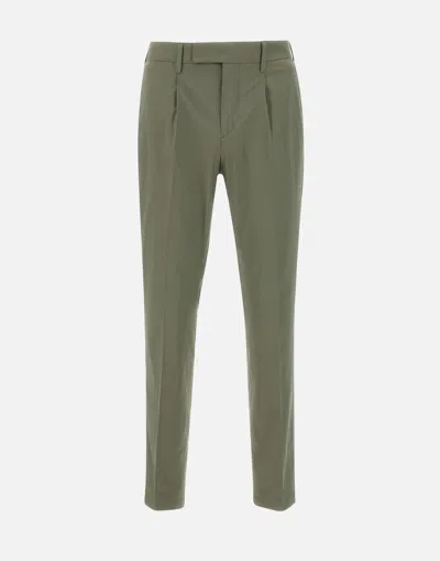 Shop Devore ' Slim Fit Green Trousers