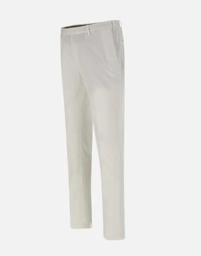 Devore Tailored Trousers In White