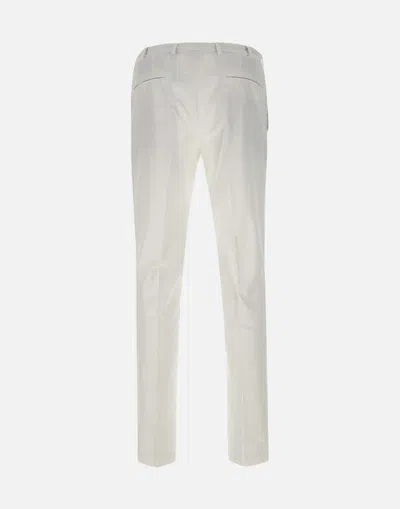 Devore Tailored Trousers In White