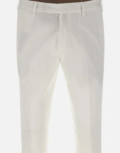 Devore Tailored Trousers In White