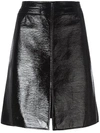 Courrèges Coated Cotton-blend Pencil Skirt