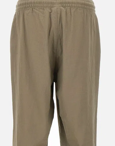 Emporio Armani Jogger Trousers With Linen And Viscose Blend