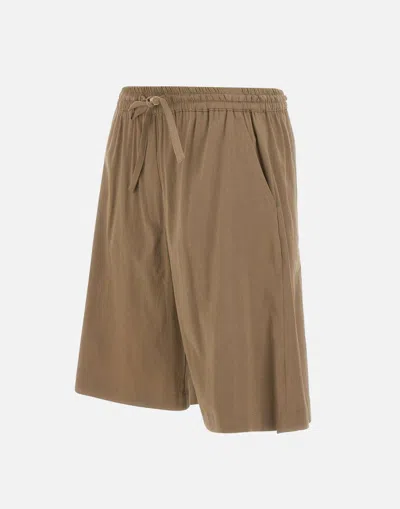 Fabiana Filippi Stretch Viscose And Linen Shorts