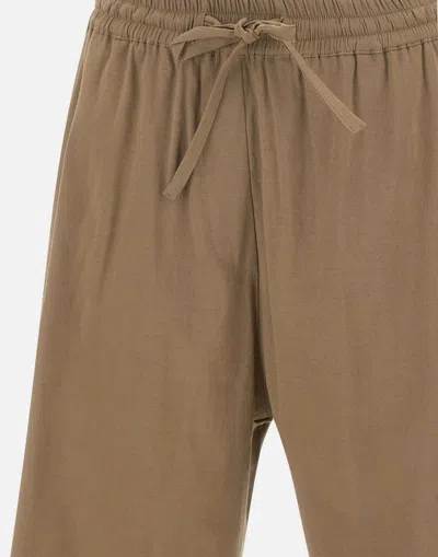 Fabiana Filippi Stretch Viscose And Linen Shorts