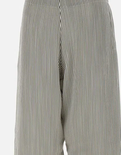 Fabiana Filippi Silk Viscose Striped Trousers