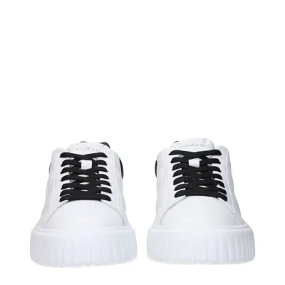 Hogan H-stripes Low-top Sneakers In White