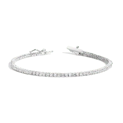 Aurate New York Lab Grown White Sapphire Tennis Bracelet