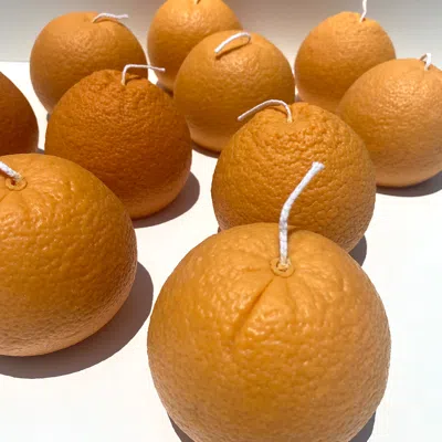 Scandles Large Orange Candle