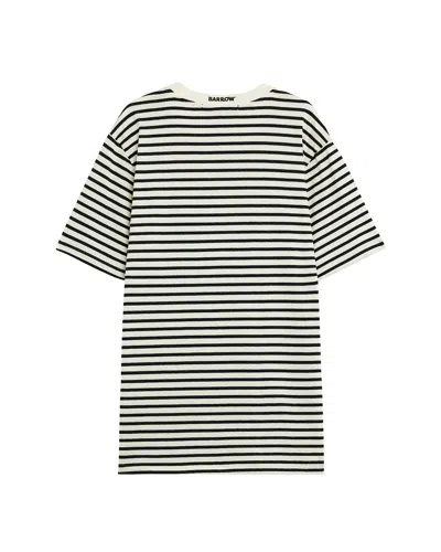 Barrow T-shirt Con Motivo A Righe Nera
