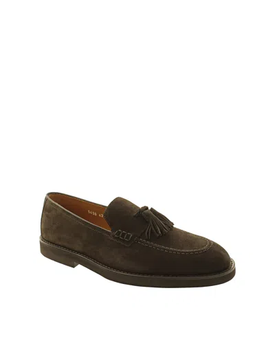 Doucal's Mocassino In Suede Marrone