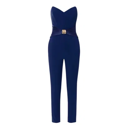 Elisabetta Franchi Jumpsuit With Macro Bow