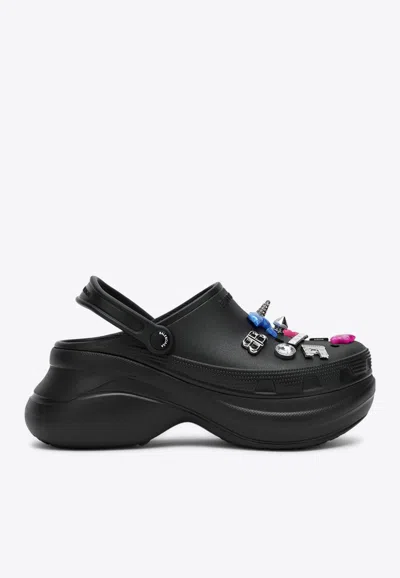 Balenciaga Mule Crocs Con Iconici Charm Jibbitz Rimovibili