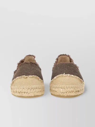Castaã±er "kampala" Espadrille With Two-tone Frayed Sole