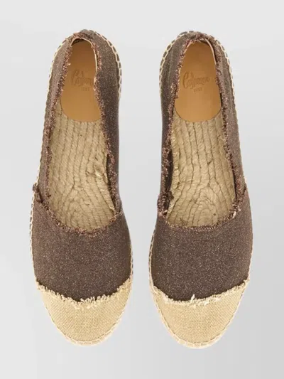 Castaã±er "kampala" Espadrille With Two-tone Frayed Sole