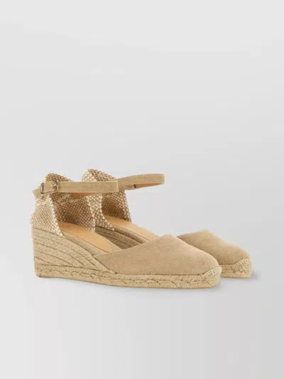 CASTAÃ±ER WEDGE ESPADRILLE WITH BUCKLE AND BRAIDED DETAIL 