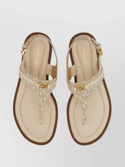 Michael Kors Flat Sole Open Toe Thong Strap Sandals