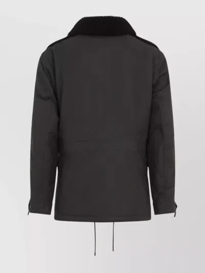 Ralph Lauren X Purple Label Military-inspired Coat With Adjustable Drawstrings