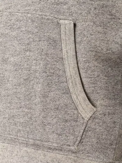 Rrl Hooded Sweatshirt With Drawstring And Kangaroo Pocket In Gray