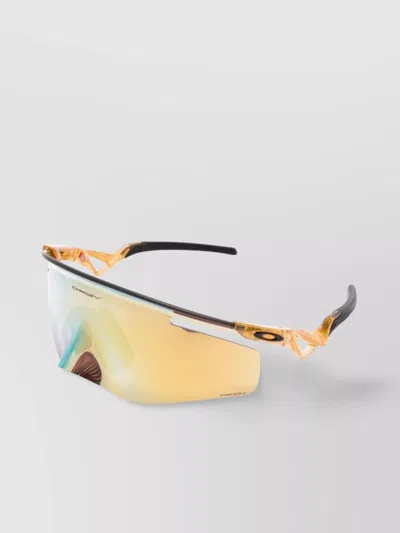 Oakley Sunglasses With Wraparound Design And Protective Case