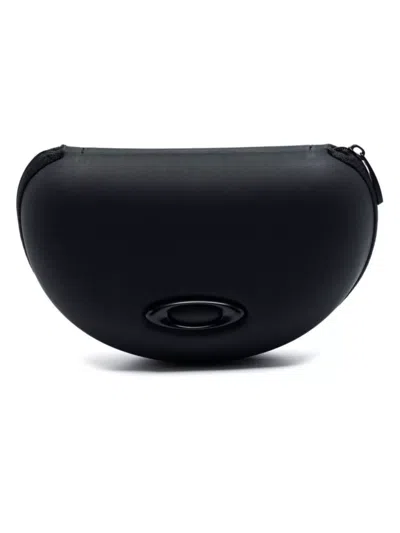 Oakley Sunglasses With Blue Lenses And Curved Temples