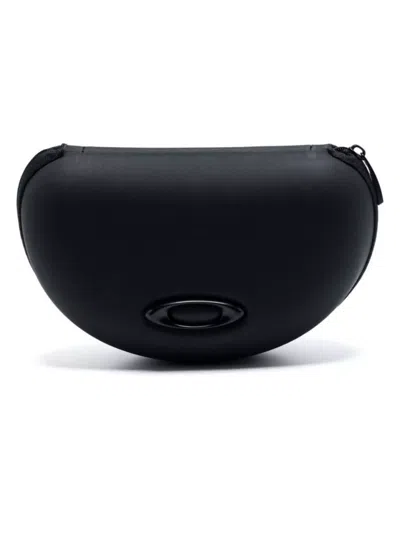 Oakley Sunglasses With Curved Temples And Protective Case