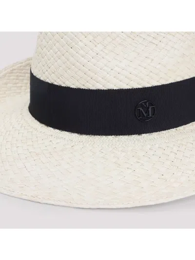 Maison Michel Eric Ribbon On Brisa Wide Brim Hat