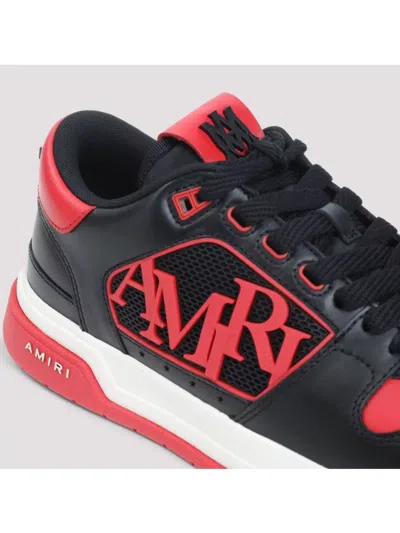 Amiri Low Top Sneakers With Round Toe And Perforated Patch