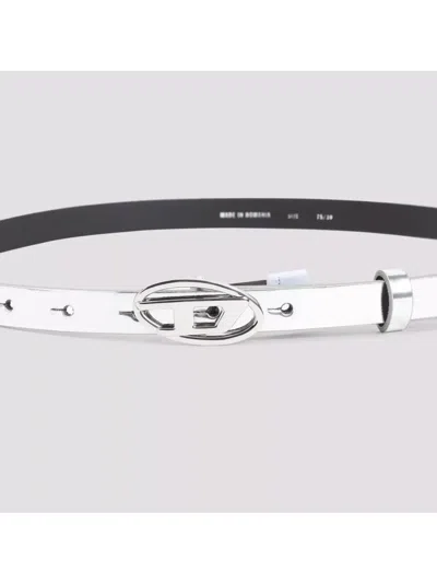 Diesel Adjustable Loop Belt Crafted Polyester Leather