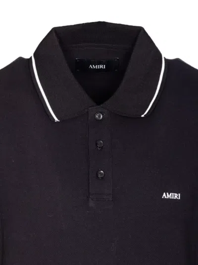 Amiri Tipped Collar Polo Shirt